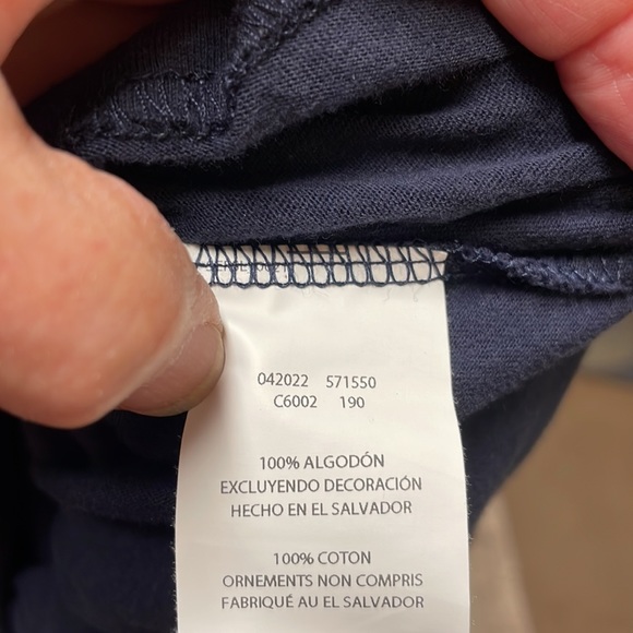 NAU North Arizona University ladies long sleeve Navy T-shirt - Size Small - Picture 6 of 6